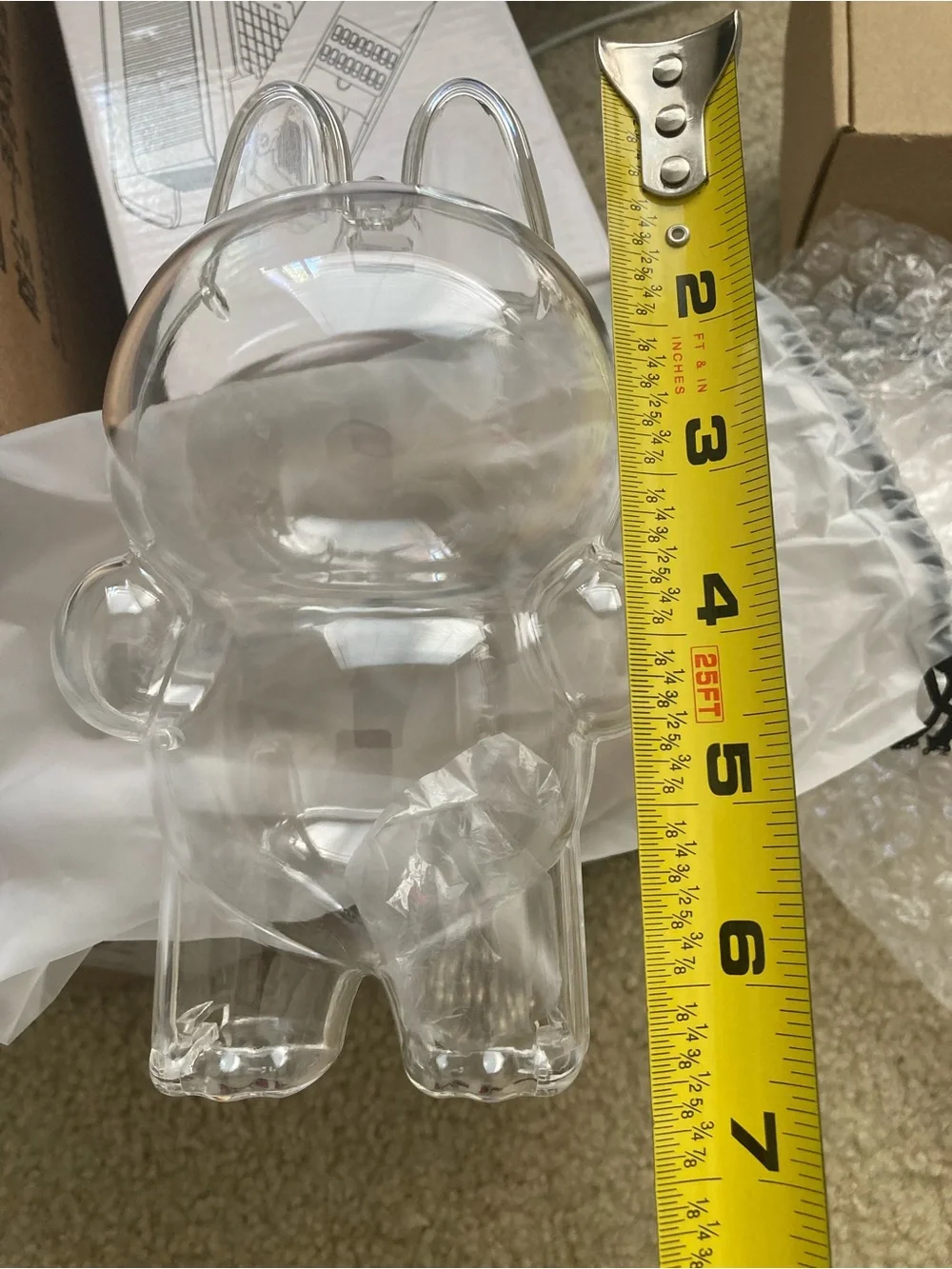 Labubu Clear Acrylic Display case